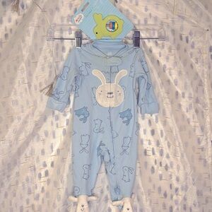 Infant bunny sleeper and teether